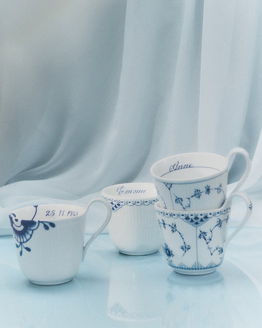 Bespoke-kopper fra Royal Copenhagen