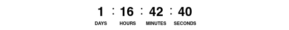 72 Hour Countdown Timer