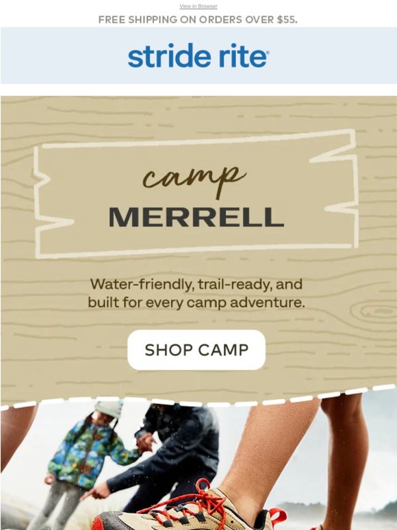 Welcome to Camp Merrell. 🏔️