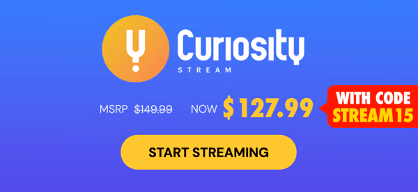 Curiosity Stream Standard Plan: Lifetime Subscription