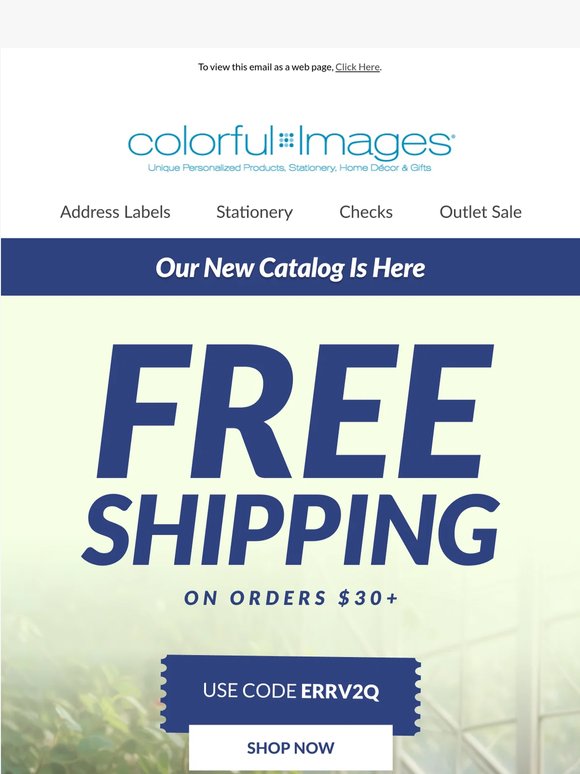 Shop Our New Catalog & Get Free Shipping
