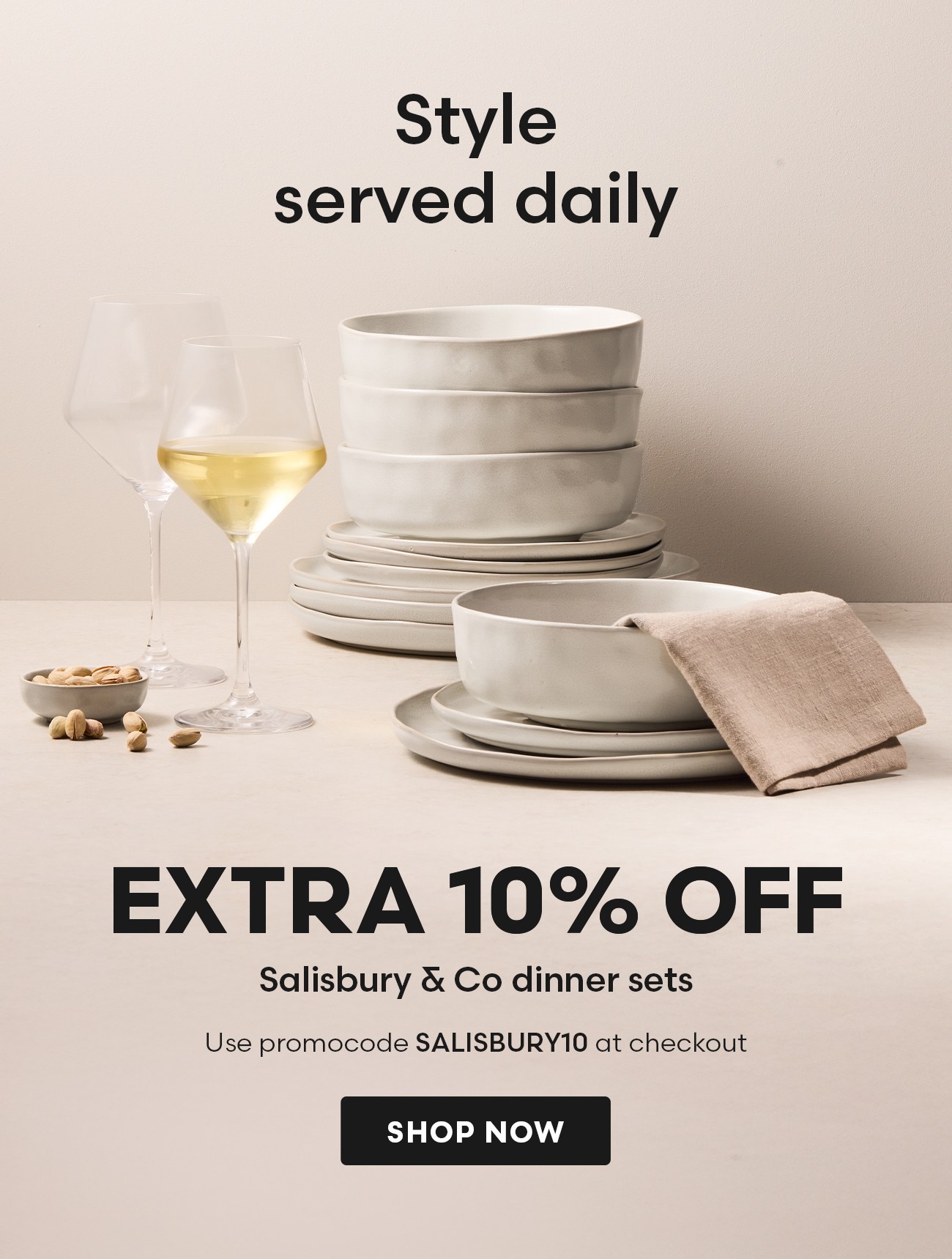 Salisbury & Co dinner sets