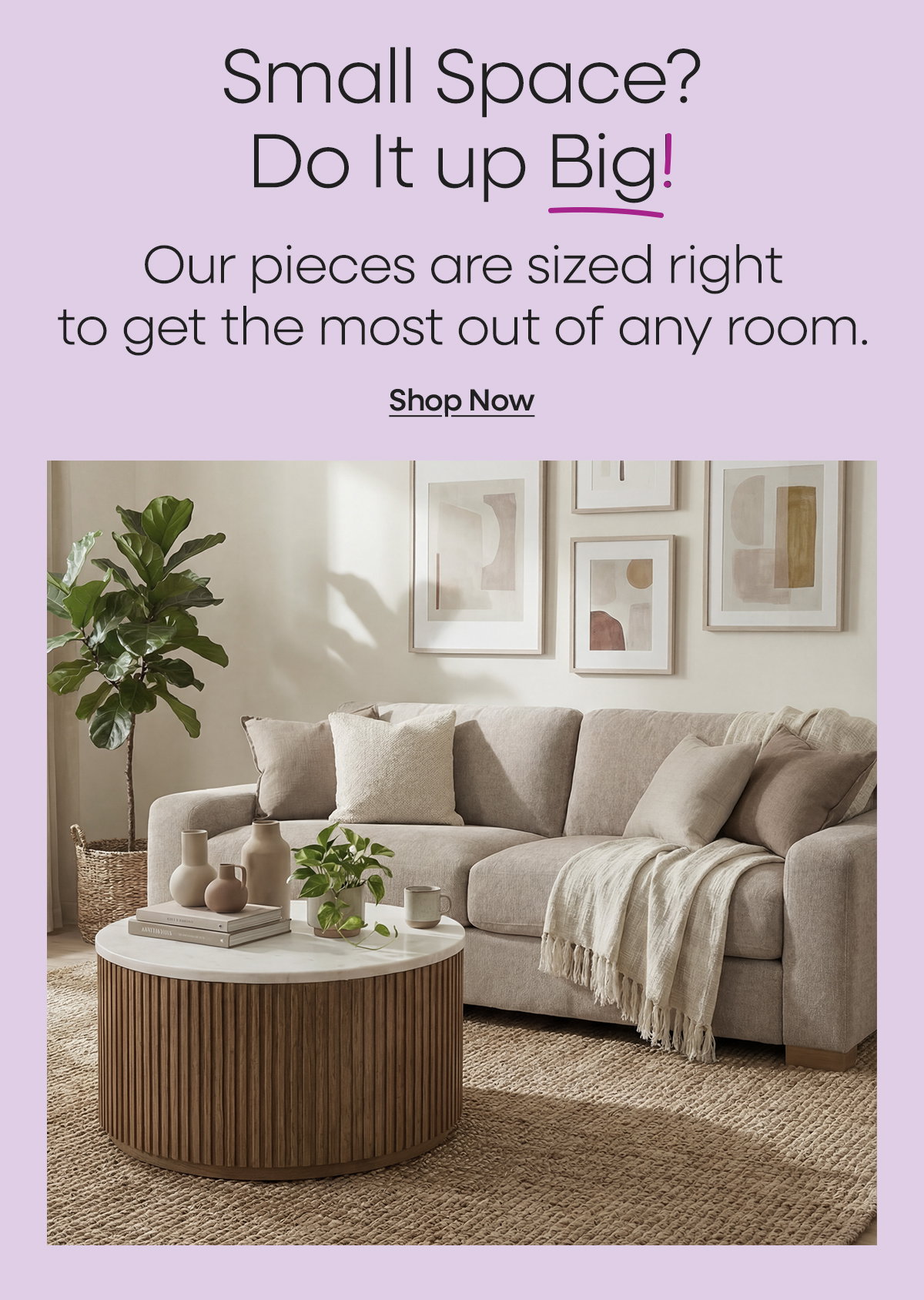 Shop Small Spaces!