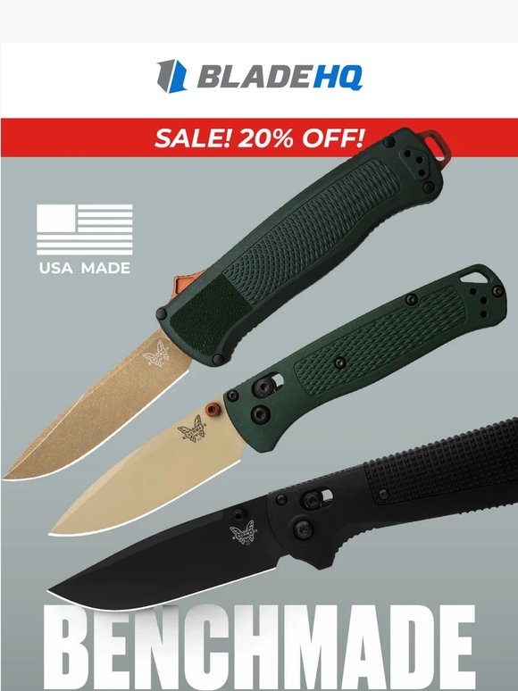 A rare Benchmade sale is LIVE!