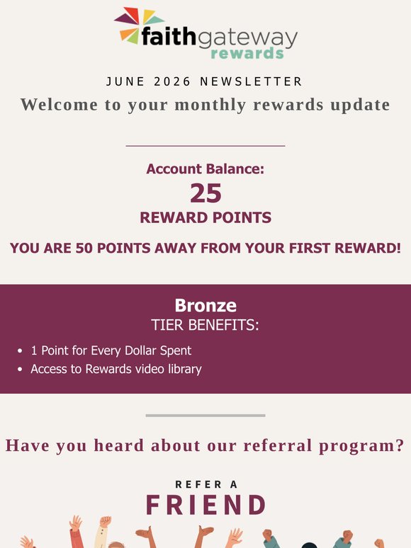 things are heating up ☀️ your June rewards are here!