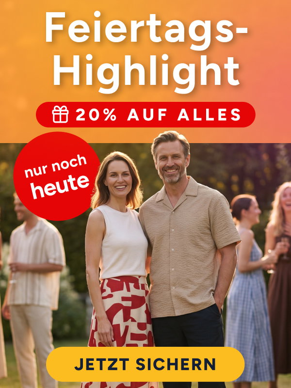 Jetzt 20% Feiertags-Highlight sichern
