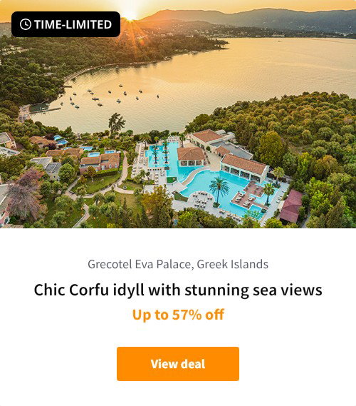 Chic Corfu idyll with stunning sea views