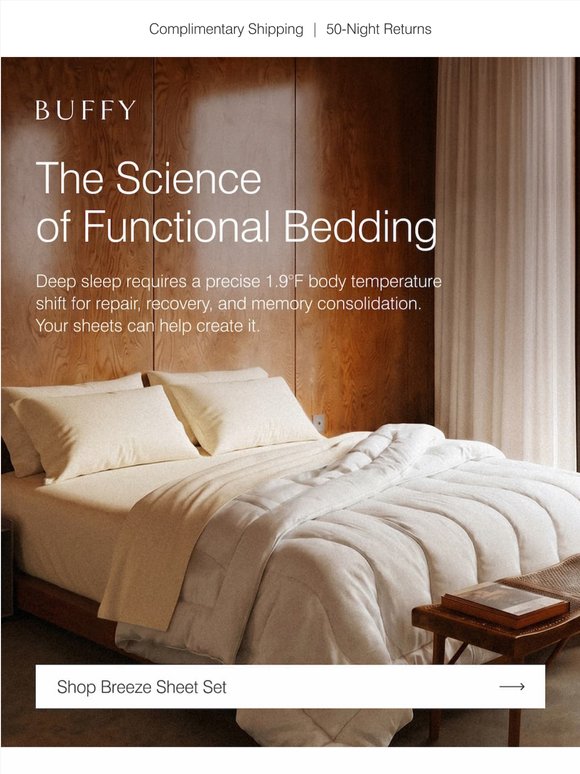 Your body needs to drop 1.9°F to sleep deeply. Here's how.