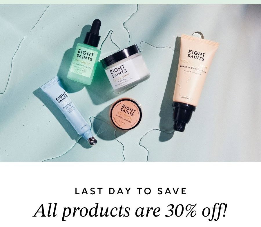 30% off all products