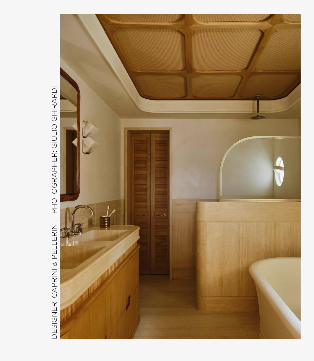 Designer: Caprini & Pellerin, Photographer: Giulio Ghirardi