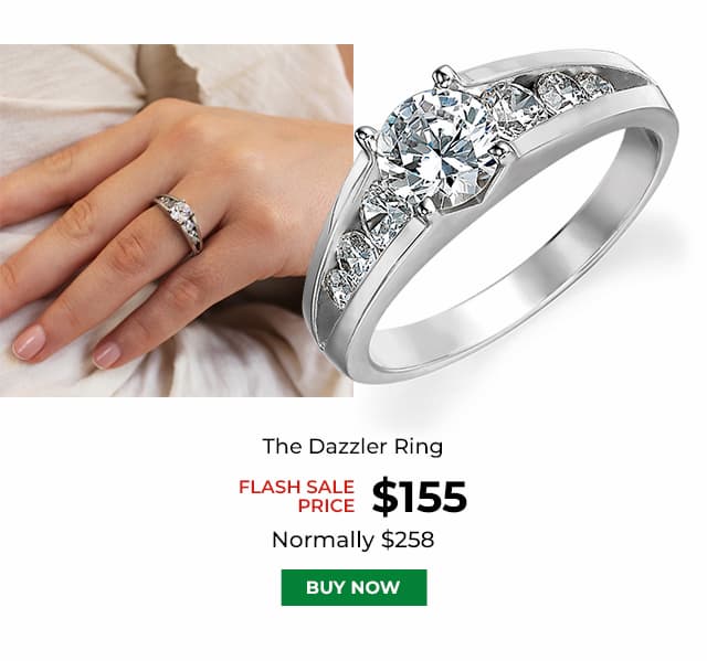 The Dazzler Ring Platinum Clad