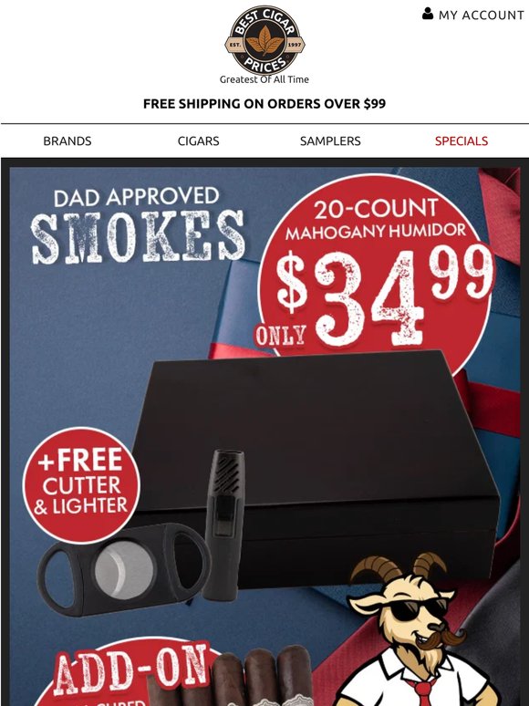 👔Get Dad a Humi & nearly $30 in Freebies…