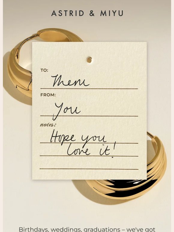 Their milestone, your gifting era