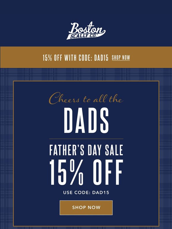 🥃 15% OFF Father’s Day SALE! 🥃