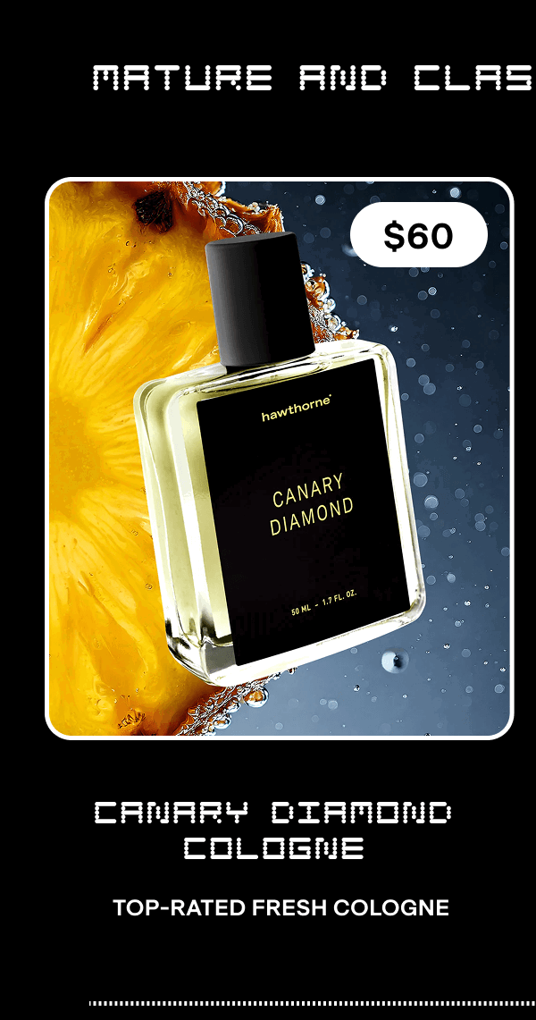 CANARY DIAMOND COLOGNE | TOP-RATED FRESH COLOGNE