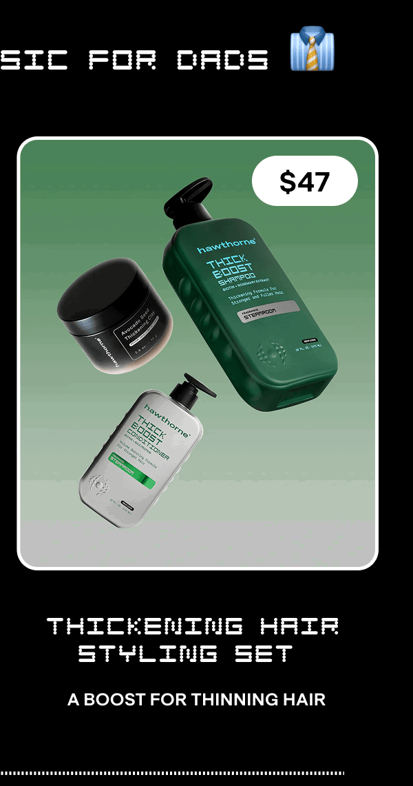 Thickening Hair Styling Set  | A Boost for Thinning Hair