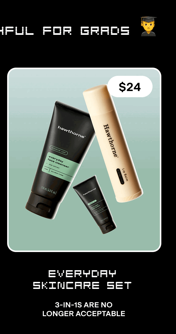 Everyday Skincare Set | 3-in-1s Are No Longer Acceptable