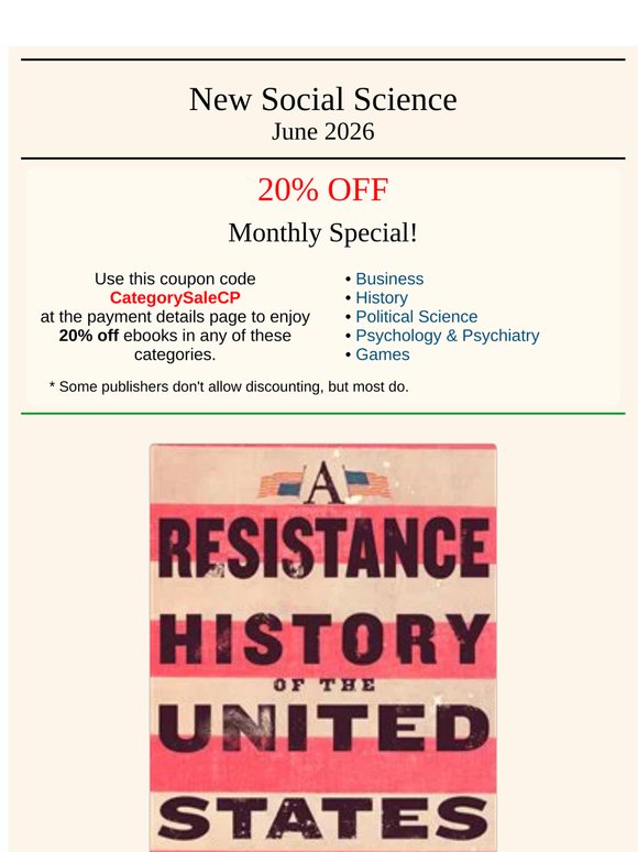 New Social Science: A Resistance History of the United States