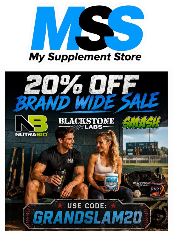Grand Slam Savings: 20% OFF Top Brands This Weekend