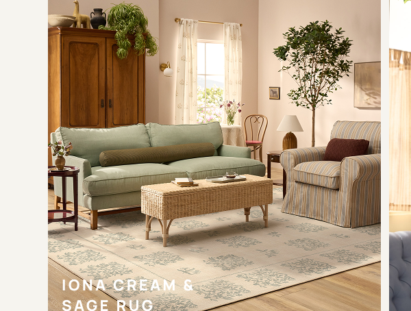 Iona Cream & Sage Rug 