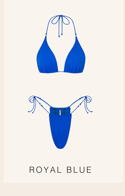 Royal Blue SHOP THONG