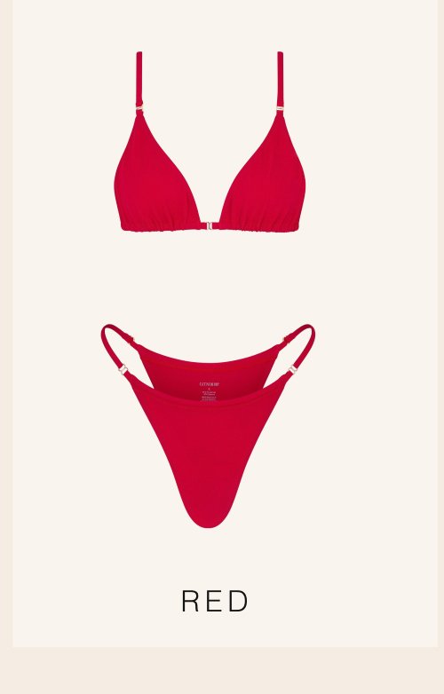Red SHOP THONG