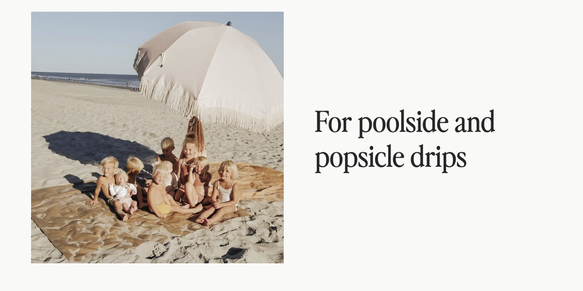 For poolside and popsicle drips
