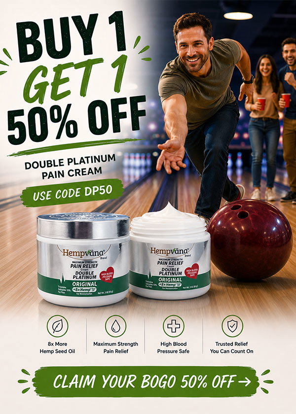 Buy One, Get One 50% OFF  Double Platinum Pain Cream