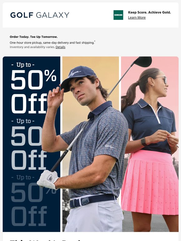 Up to 50% off + more BIG savings 💰