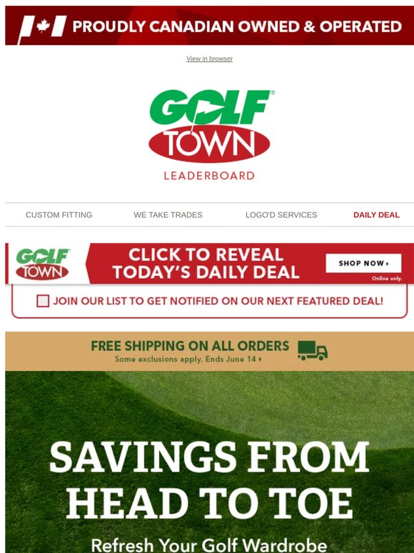 Dress to impress: Savings from head to toe + Free Shipping on all orders!