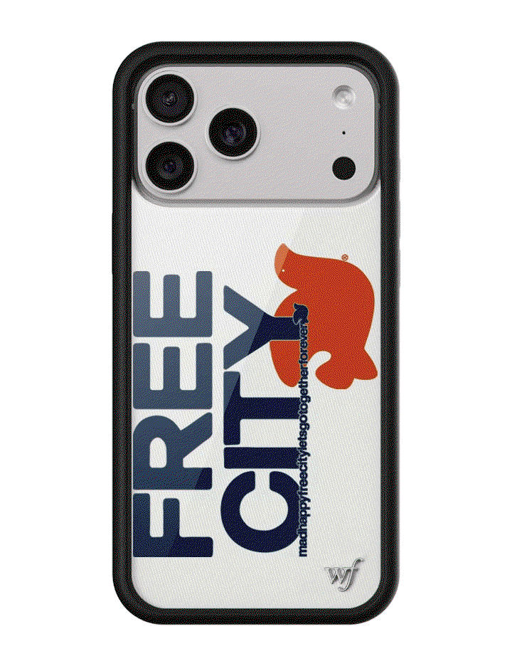 The Madhappy & Freecity Togetherforever | GREY & PINK iPhone Case