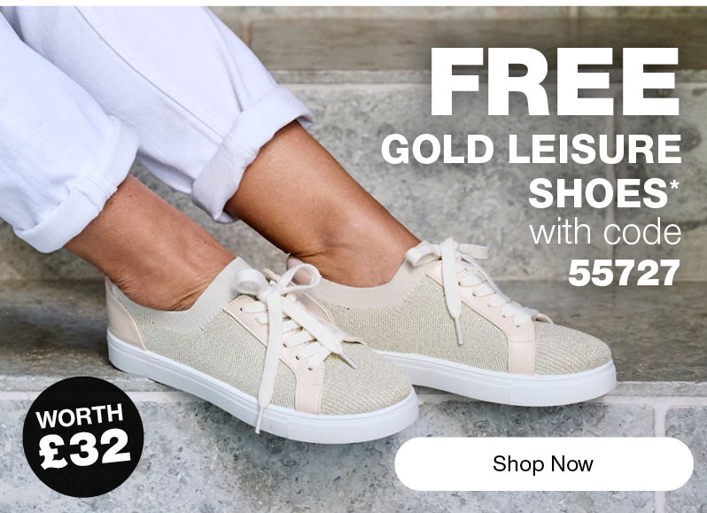 Free leisure shoes with code 55727