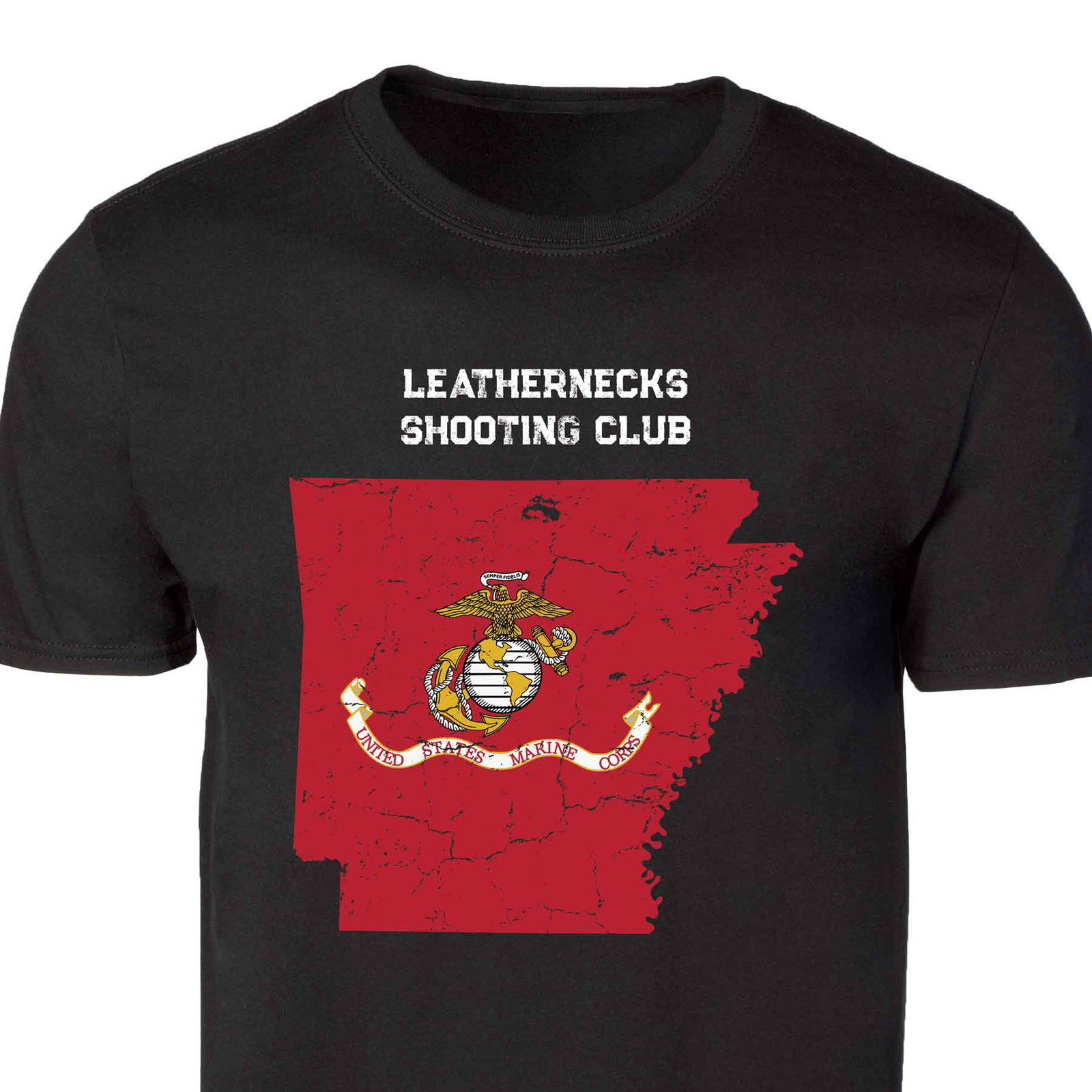 Image of USMC Arkansas Customizable Reunion T-shirt