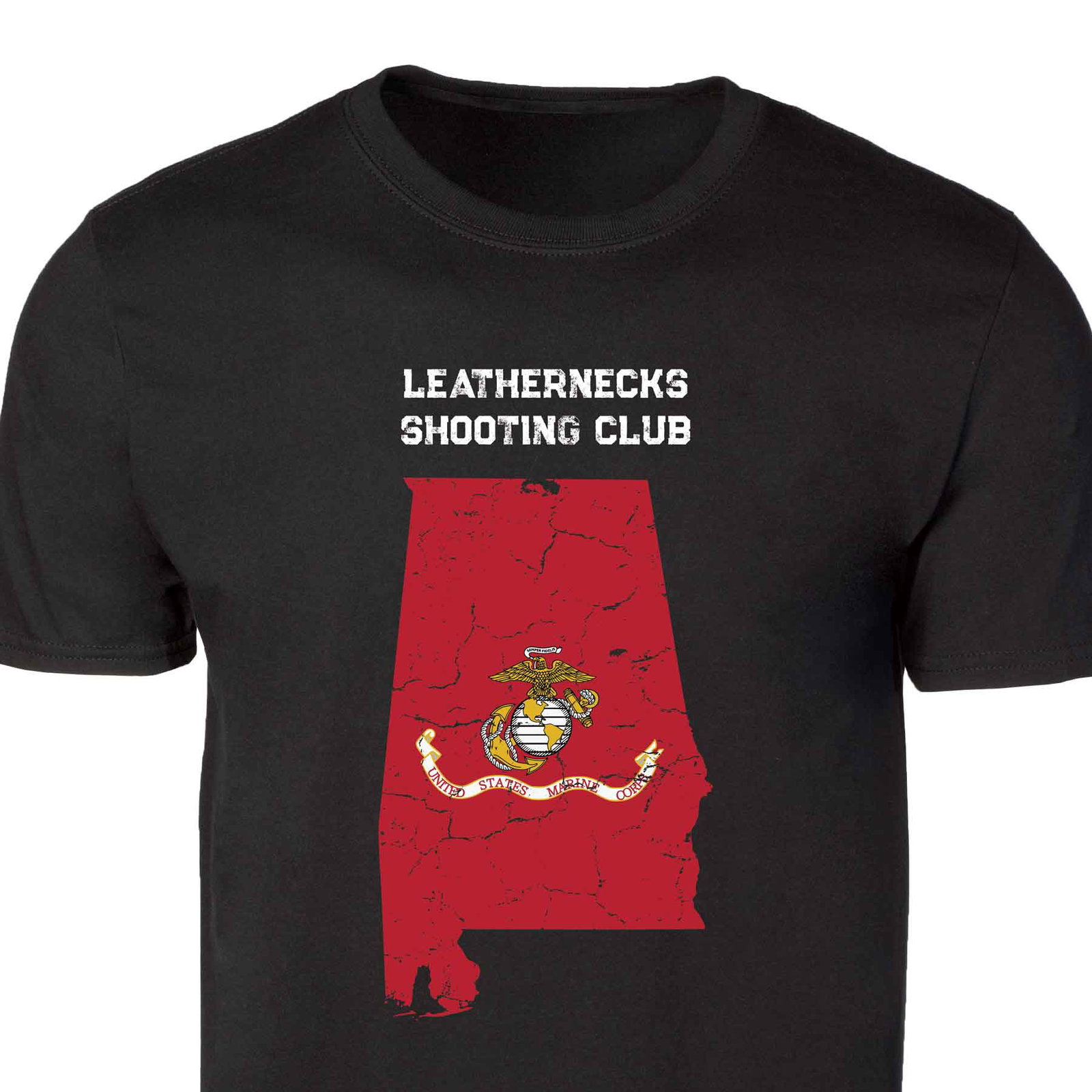 Image of USMC Alabama Customizable Reunion T-shirt