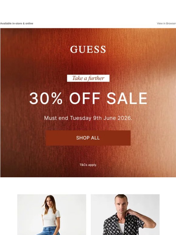 Take a Further 30% Off Sale