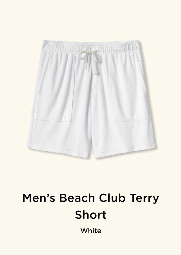 Men's Beach Club Terry Short