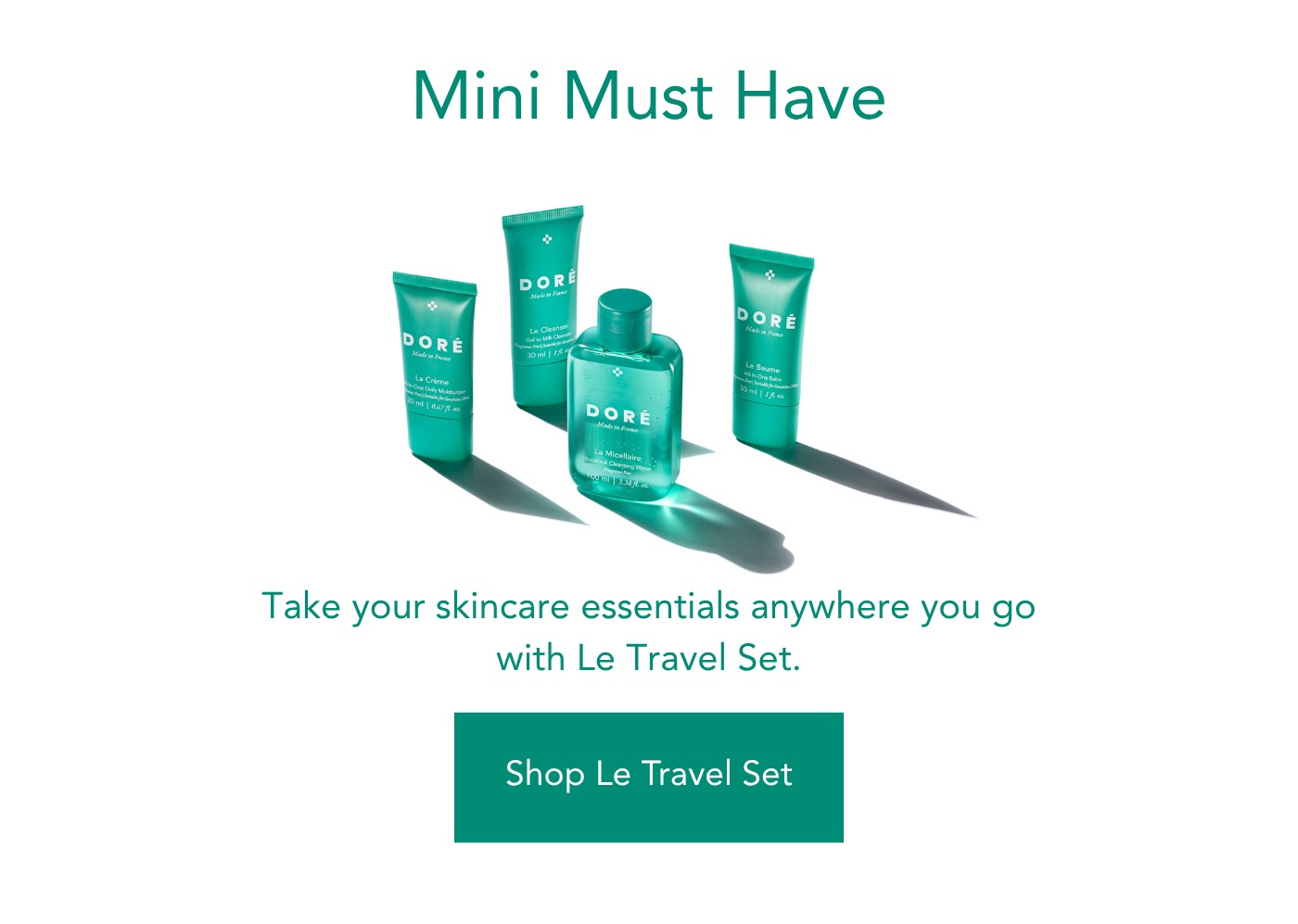 Shop Le Travel Set - Your Mini Skincare Essentials for on the go