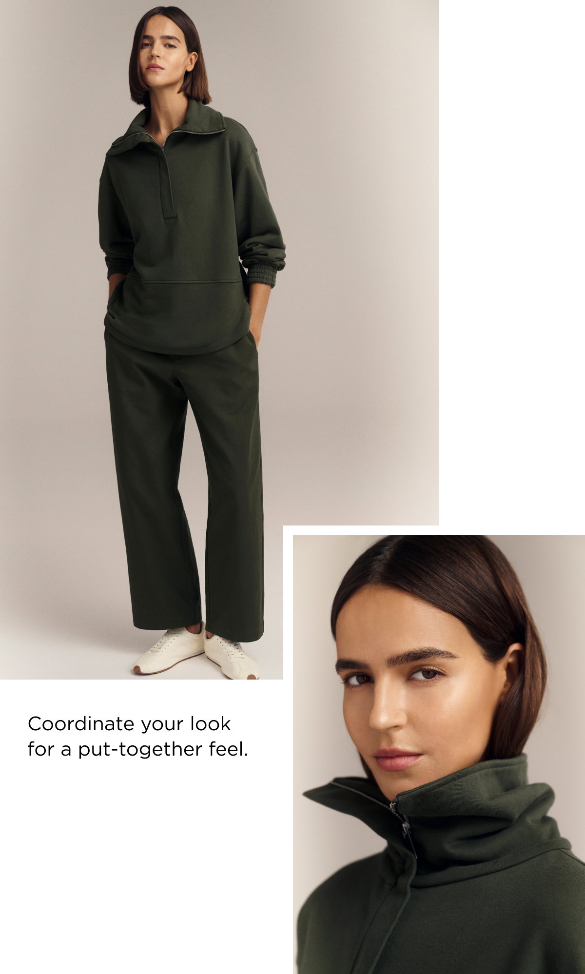 Woman New Arrivals. Contemporary casual, discover layers of deep forest green to elevate every weekend outing. Shop Now.