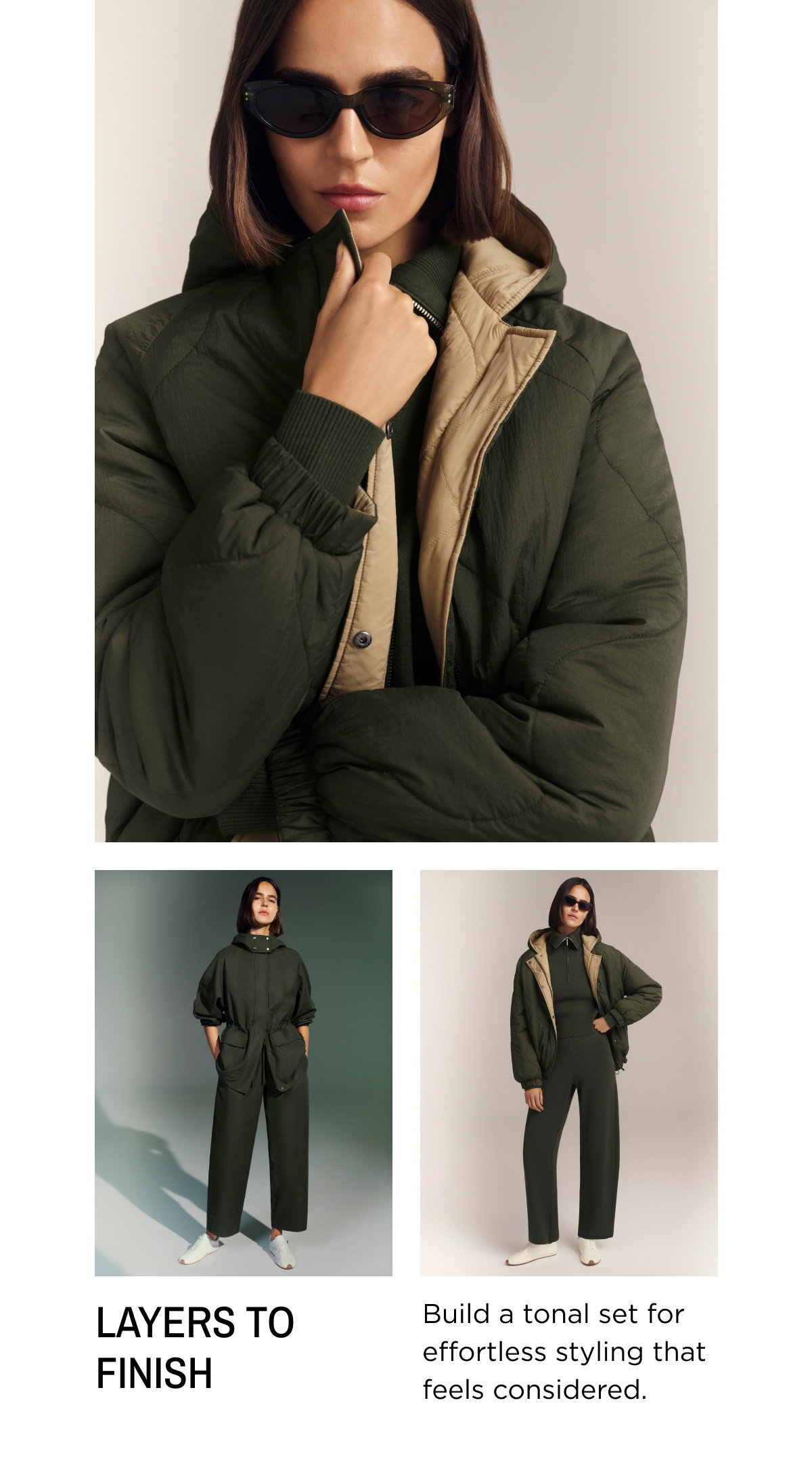 Woman New Arrivals. Contemporary casual, discover layers of deep forest green to elevate every weekend outing. Shop Now.