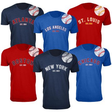 Men's Home Run Baseball T-Shirts
