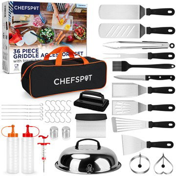 CHEFSPOT 36PC Griddle Accessories Kit