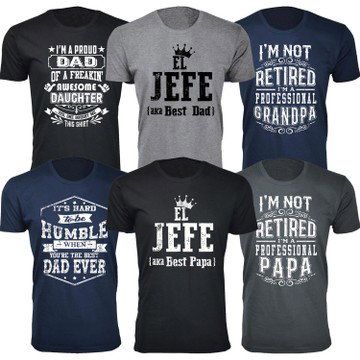 Men's Father's Day Dad Grandpa Joke T-Shirts