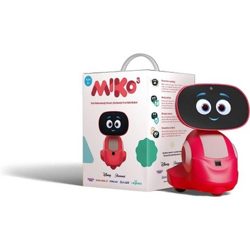 Miko 3: AI-Powered Smart Robot - Red - Open Box