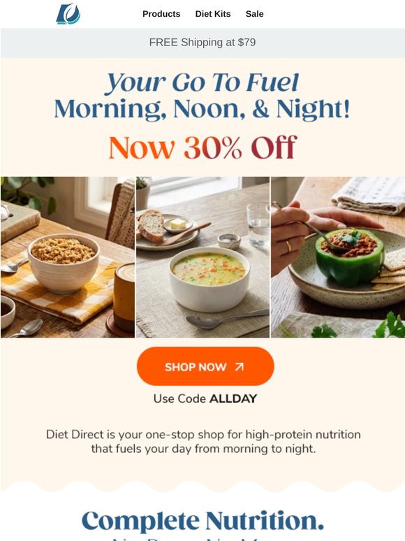 Fuel Your Whole Day — Now 30% OFF
