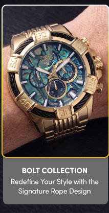 INV-49899 INVICTA Bolt Collection | Redefine Your Style with the Signature Rope Design