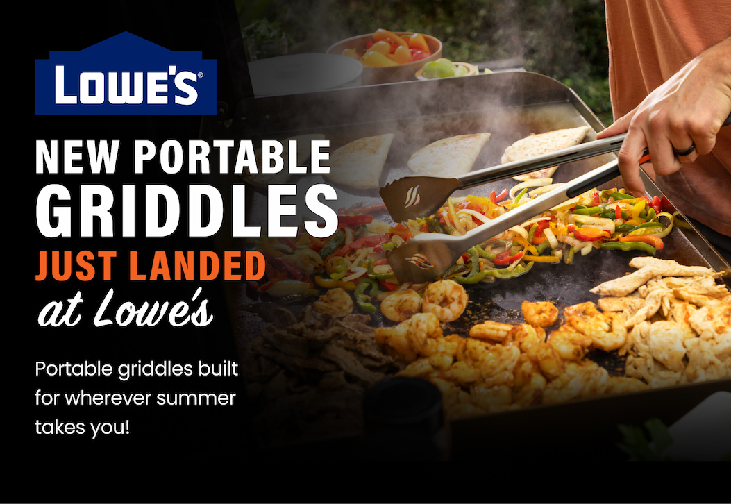 New Portable Griddles Just Landed At Lowe's