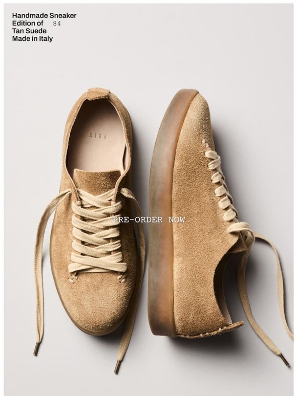 24 Hour Early Access | Tan Suede Sneaker