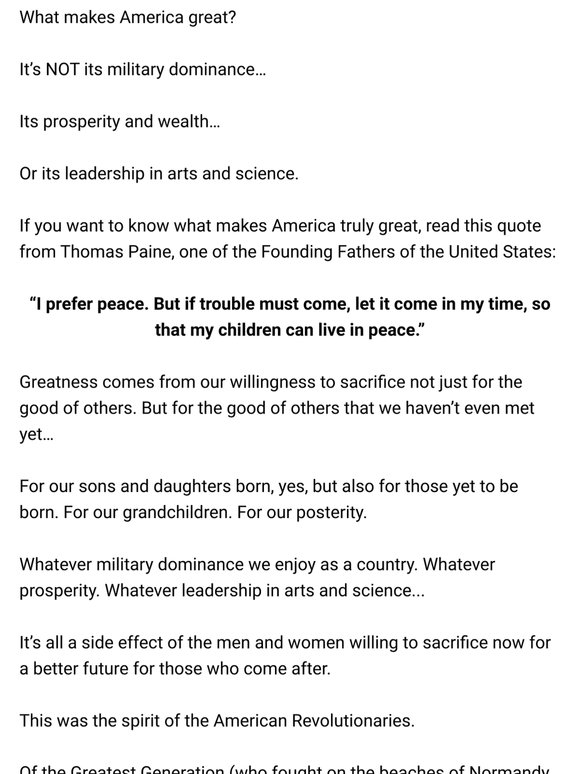 America 250: Paine said it best
