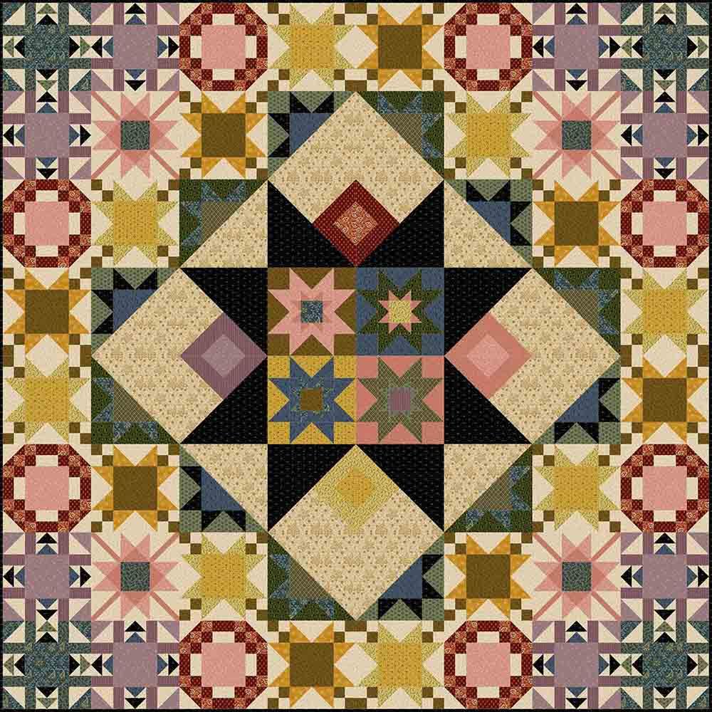 Image of Rejoice Quilt Block of the Month