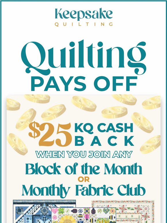 Quilting Pays Off 💰